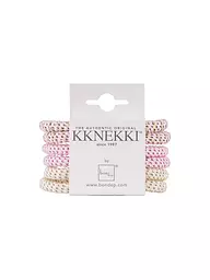KKNEKKI | Gomas para el pelo, paquete de 6, LOTE 10 | Rosa