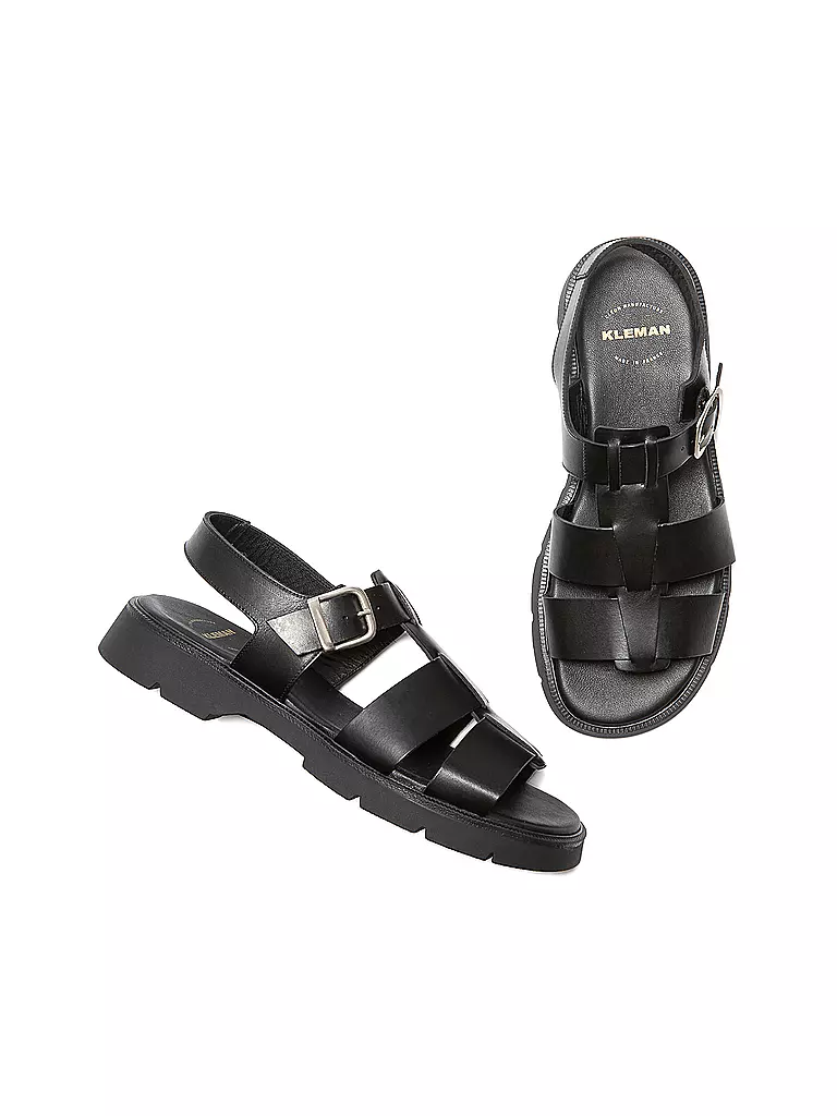 KLEMAN | Sandalen BALLAST | Negro