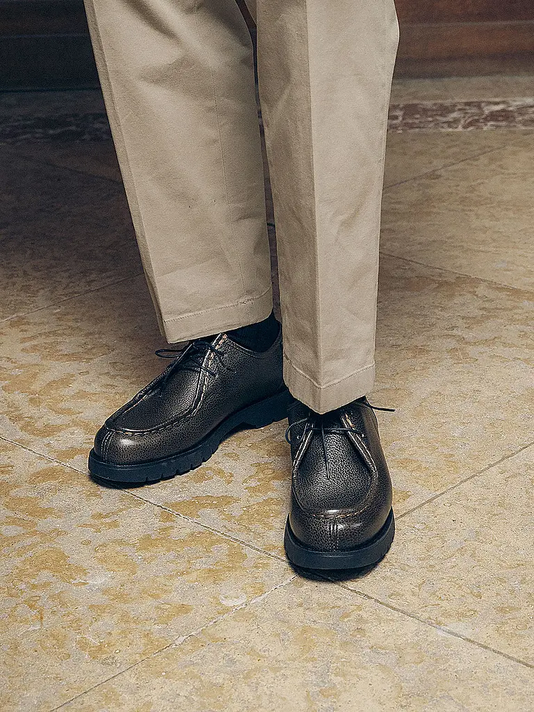 KLEMAN | Schnürschuhe PADROR B VGT | Marrón