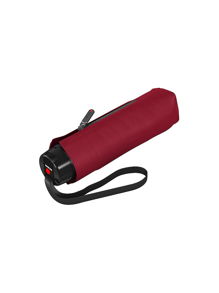 knirps Paraguas de bolsillo T.020 SMALL MANUAL rojo oscuro