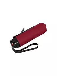 KNIRPS | Paraguas de bolsillo T.020 SMALL MANUAL | Rojo oscuro