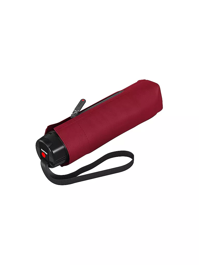 KNIRPS | Paraguas de bolsillo T.020 SMALL MANUAL | Rojo oscuro
