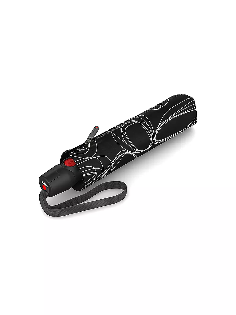 KNIRPS | Paraguas de bolsillo T.200 MEDIUM DUOMATIC | Negro