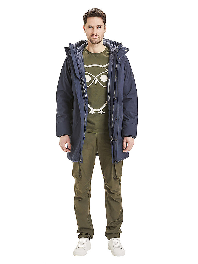 Knowledge Cotton Apparel Parka Softshell azul