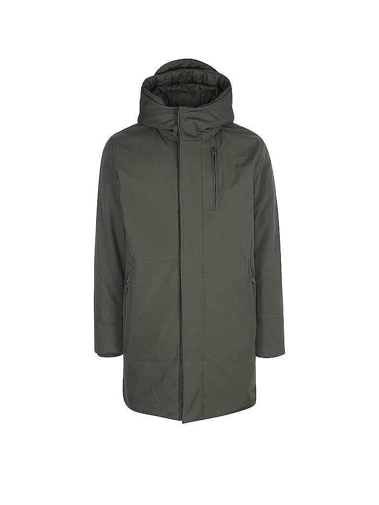 Knowledge Cotton Apparel Parka Softshell verde