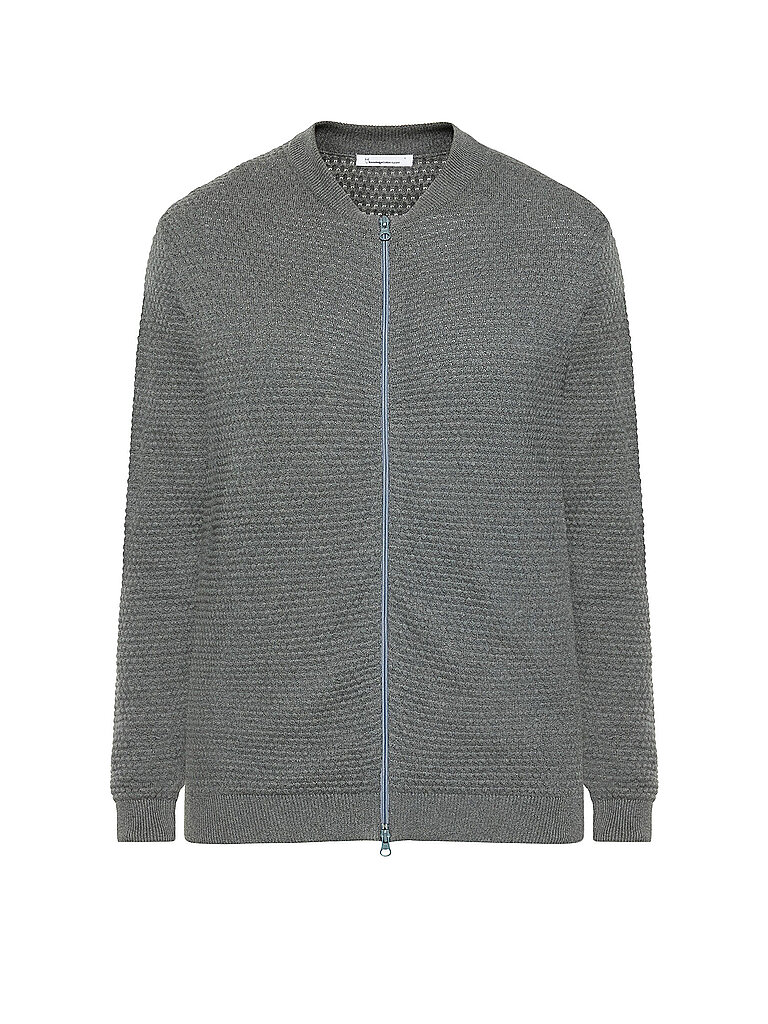 Knowledge Cotton Apparel Cárdigan gris
