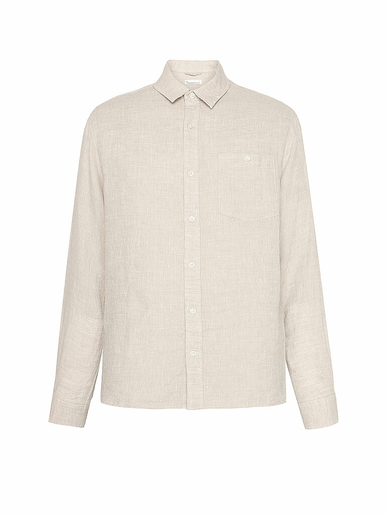 Camisa de lino beige XL