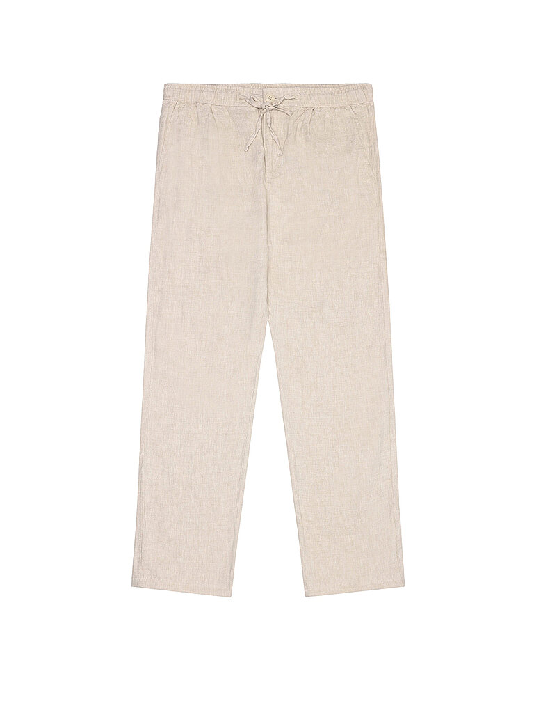 Pantalones de lino beige L