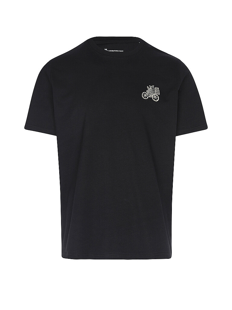 Knowledge Cotton Apparel Camiseta negro