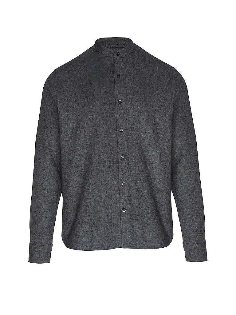 Knowledge Cotton Apparel Camisa de franela gris