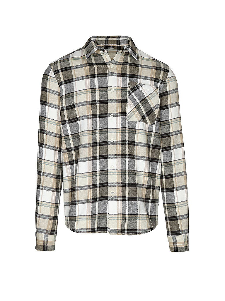 Knowledge Cotton Apparel Overshirt marrón