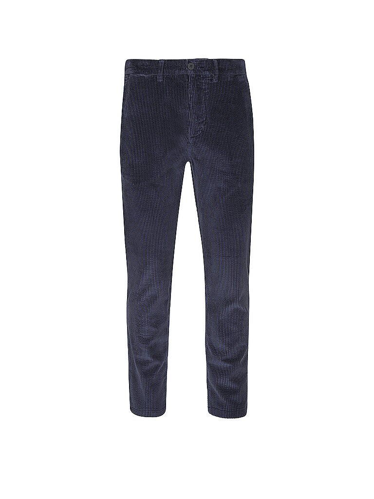 Knowledge Cotton Apparel Pantalones de pana CHUCK azul oscuro