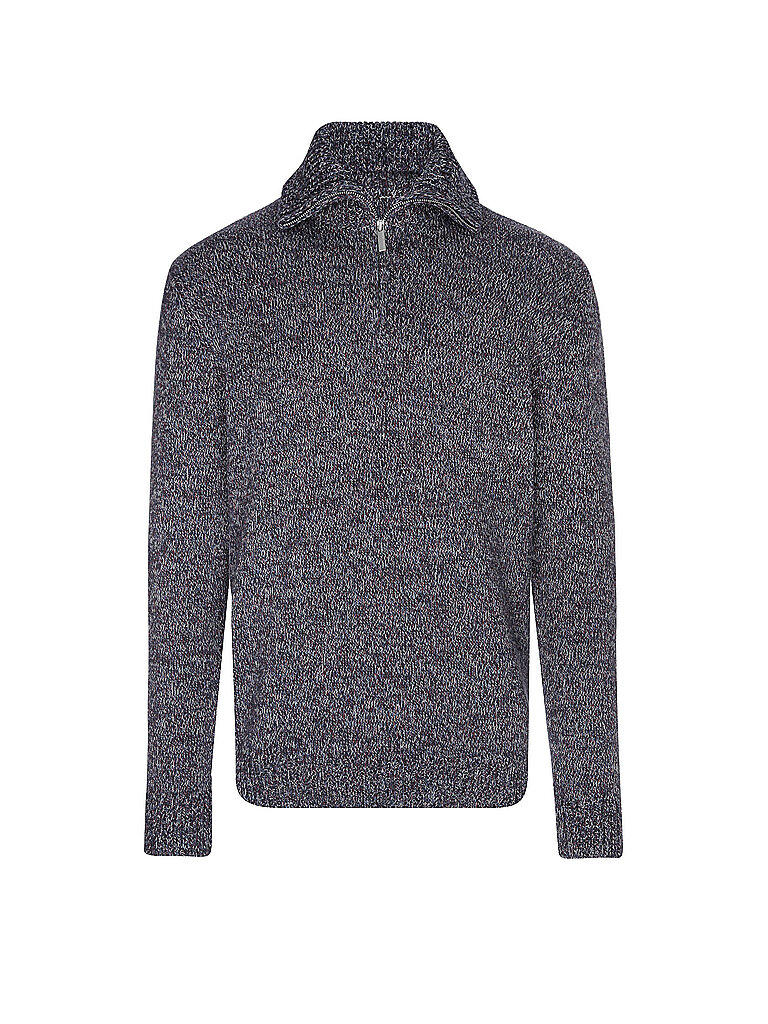 Knowledge Cotton Apparel Troyer Pullover azul
