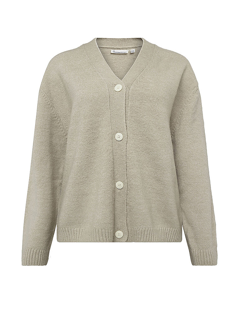 Knowledge Cotton Apparel Cárdigan beige