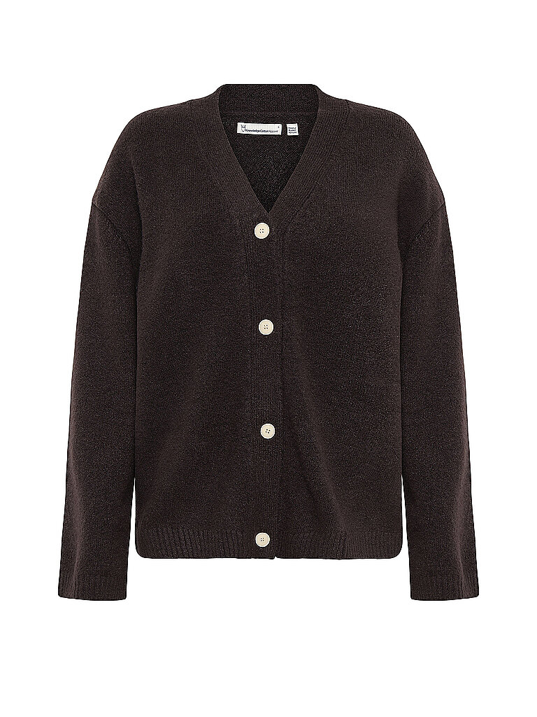 Knowledge Cotton Apparel Cardigan marrón