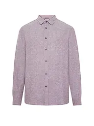 KNOWLEDGE COTTON APPAREL | Camisa de corte estándar | Rojo oscuro
