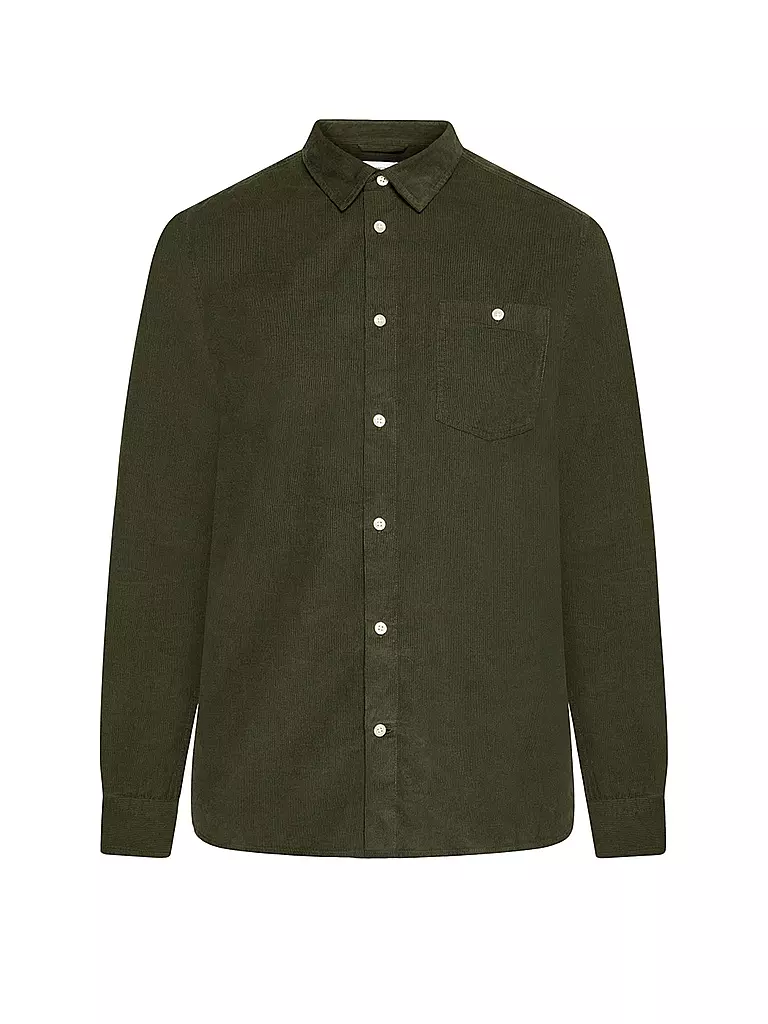 KNOWLEDGE COTTON APPAREL | Camisa de corte estándar | Verde