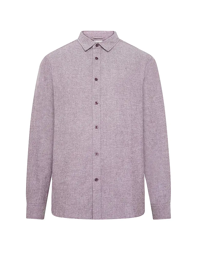 KNOWLEDGE COTTON APPAREL | Camisa de corte estándar | Rojo oscuro