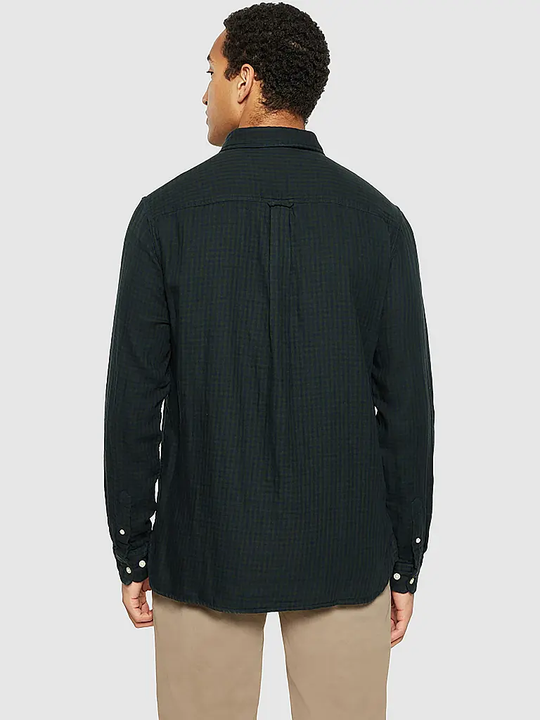KNOWLEDGE COTTON APPAREL | Camisa de corte estándar | Verde