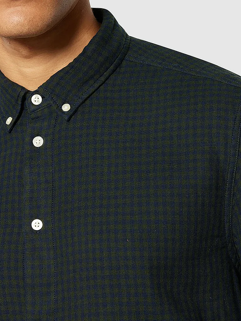 KNOWLEDGE COTTON APPAREL | Camisa de corte estándar | Verde