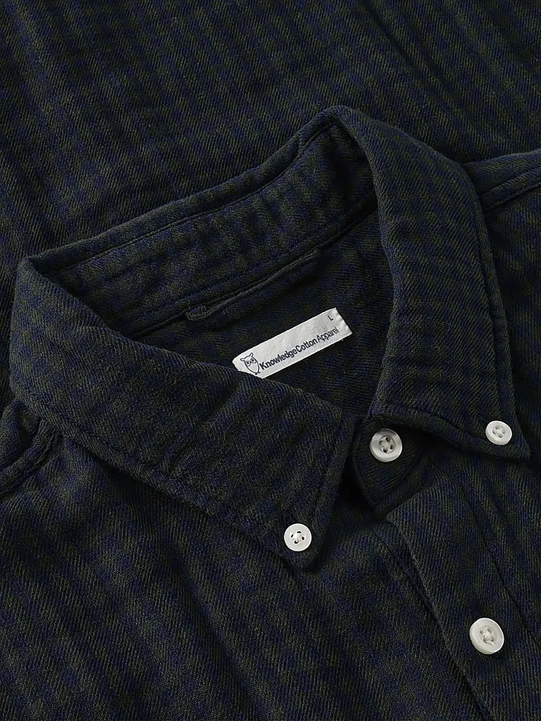 KNOWLEDGE COTTON APPAREL | Camisa de corte estándar | Verde