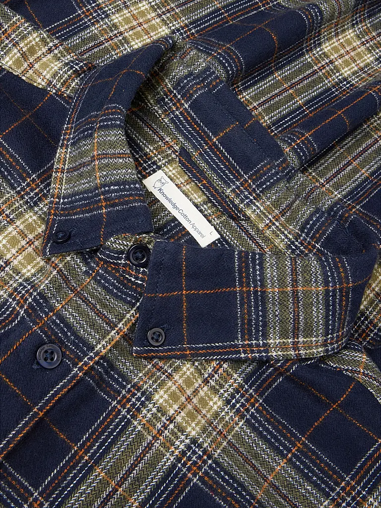 KNOWLEDGE COTTON APPAREL | Camisa de corte regular | Azul