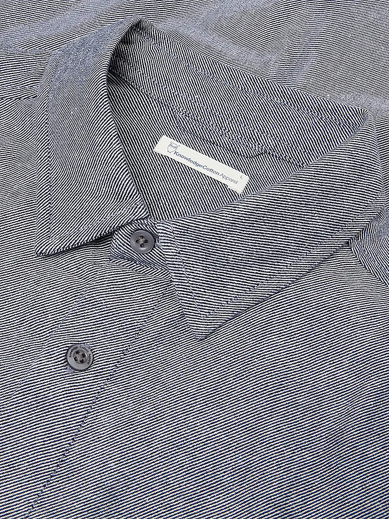 KNOWLEDGE COTTON APPAREL | Camisa de franela de corte regular | Azul
