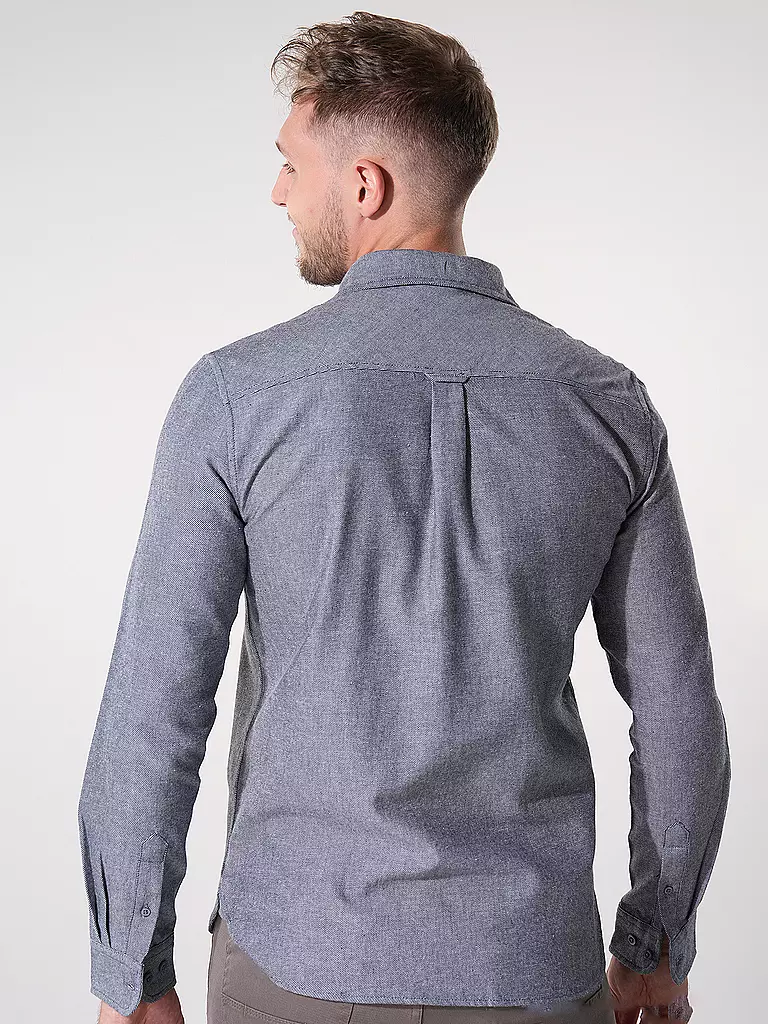 KNOWLEDGE COTTON APPAREL | Camisa de franela Slim Fit | Gris