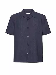 KNOWLEDGE COTTON APPAREL | Camisa de lino | Azul oscuro