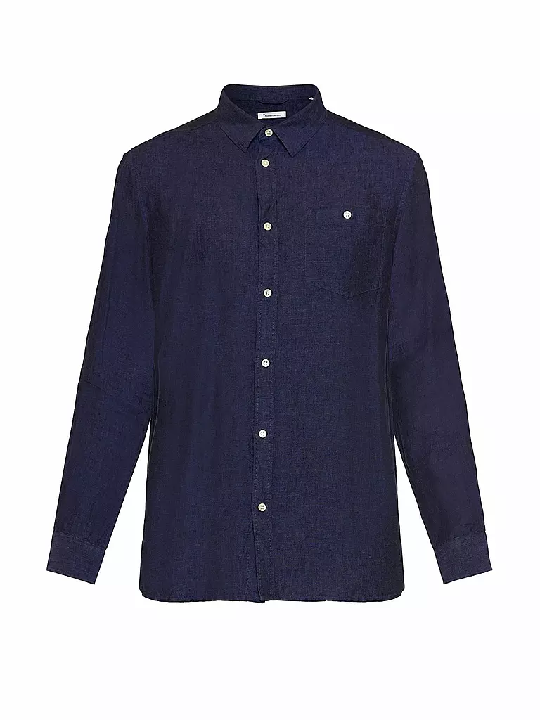 KNOWLEDGE COTTON APPAREL | Camisa de lino | Azul