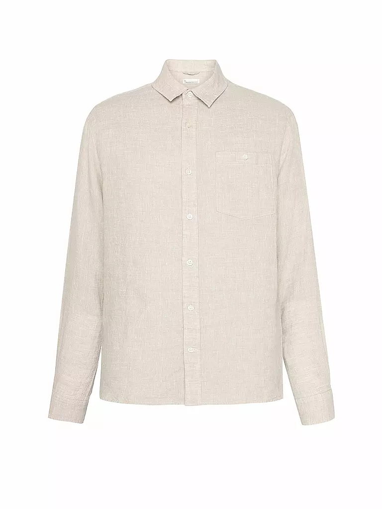 KNOWLEDGE COTTON APPAREL | Camisa de lino | Beige