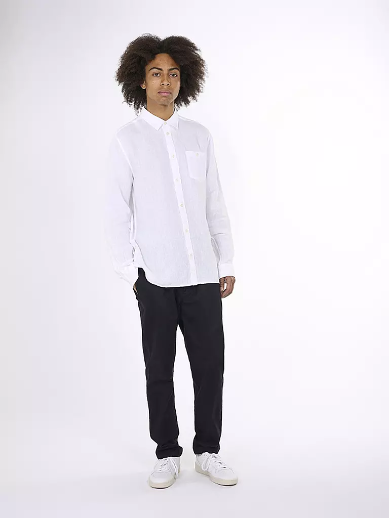 KNOWLEDGE COTTON APPAREL | Camisa de lino | Blanco