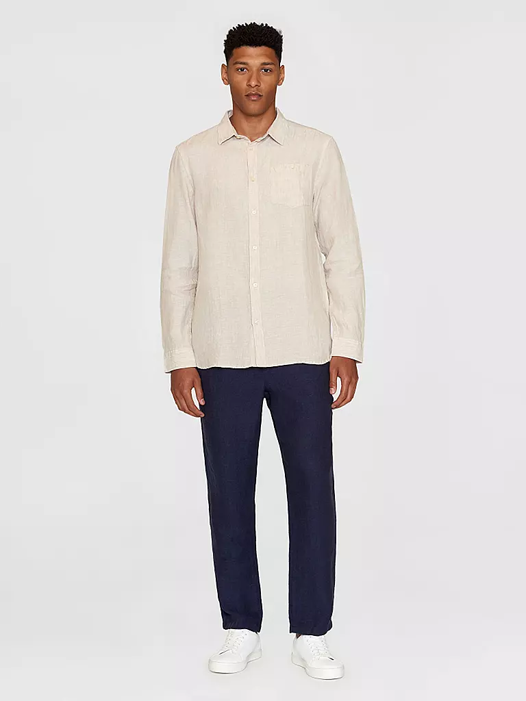 KNOWLEDGE COTTON APPAREL | Camisa de lino | Beige