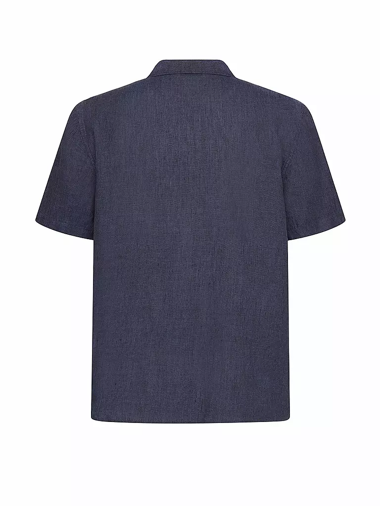 KNOWLEDGE COTTON APPAREL | Camisa de lino | Azul oscuro