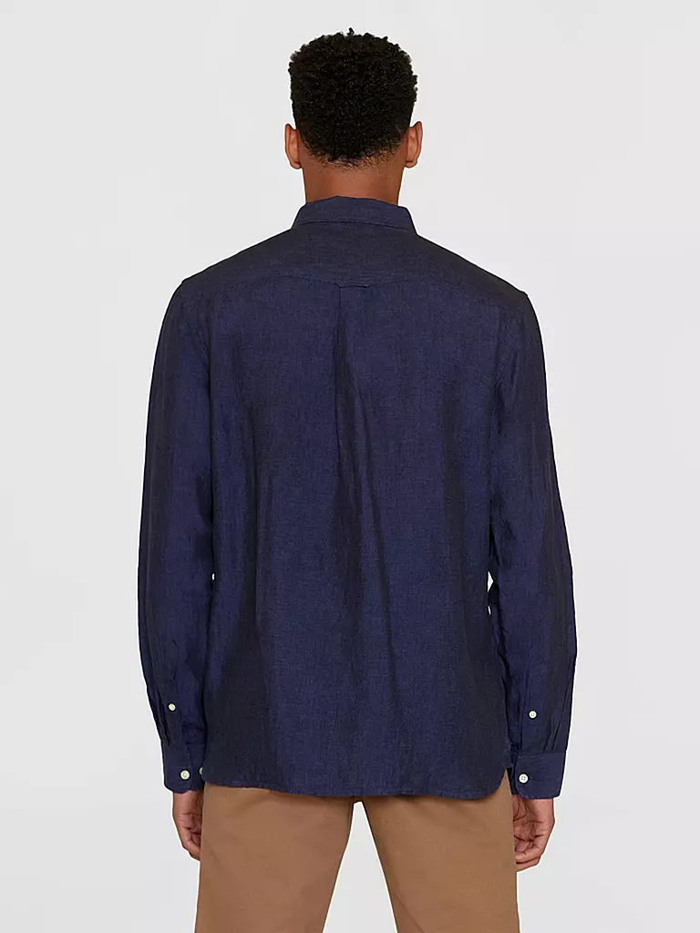 KNOWLEDGE COTTON APPAREL | Camisa de lino | Azul