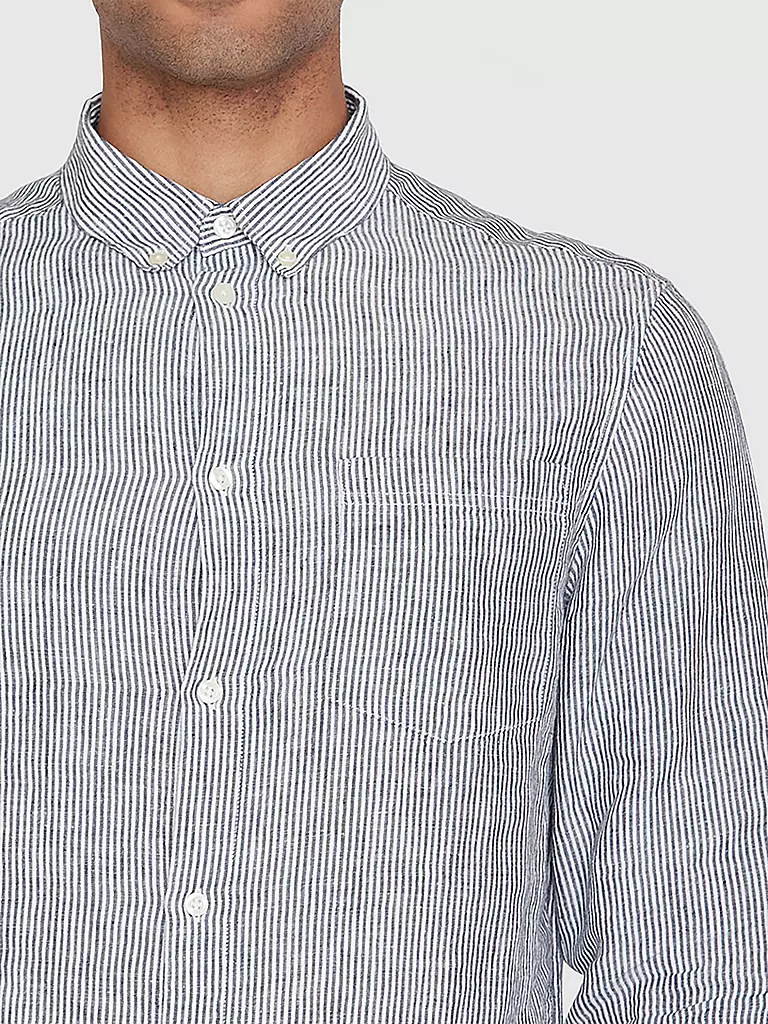 KNOWLEDGE COTTON APPAREL | Camisa de lino | Azul