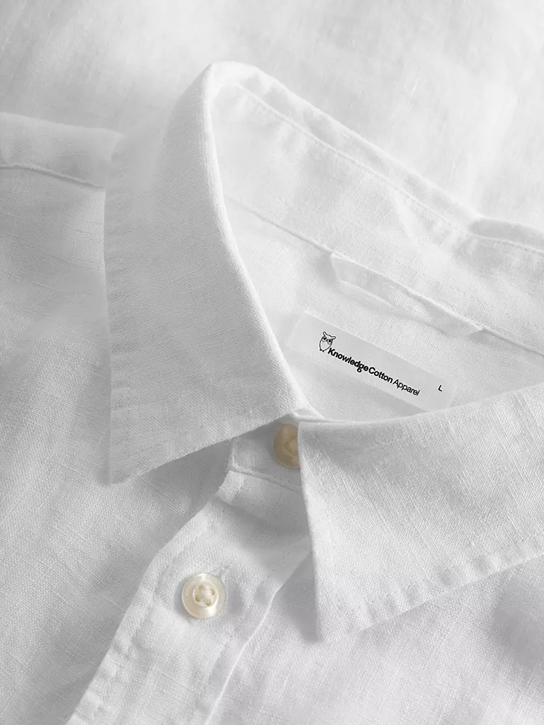 KNOWLEDGE COTTON APPAREL | Camisa de lino | Blanco