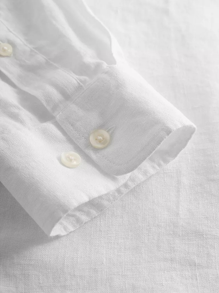 KNOWLEDGE COTTON APPAREL | Camisa de lino | Blanco
