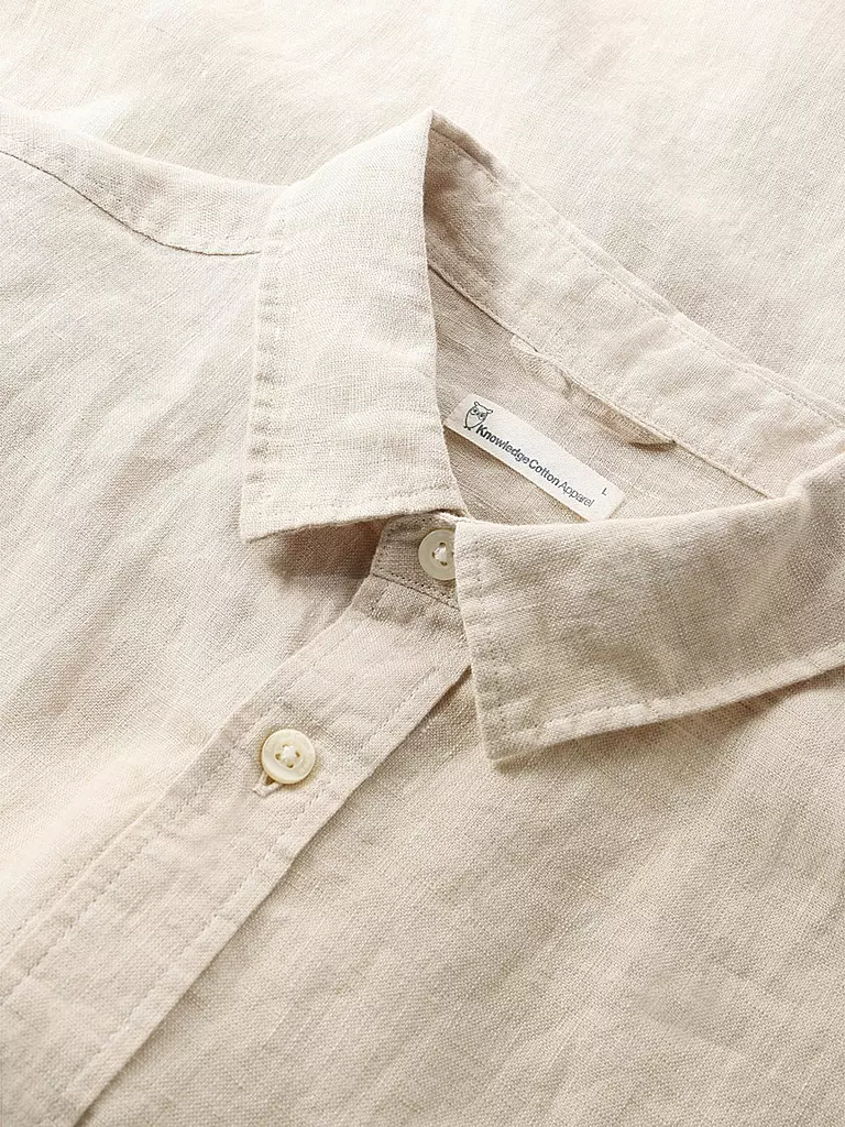 KNOWLEDGE COTTON APPAREL | Camisa de lino | Beige