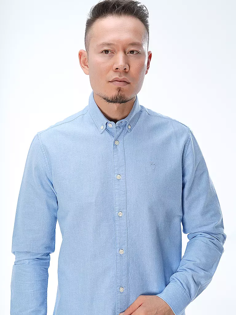 KNOWLEDGE COTTON APPAREL | Camisa Regular Fit HARALD | Azul