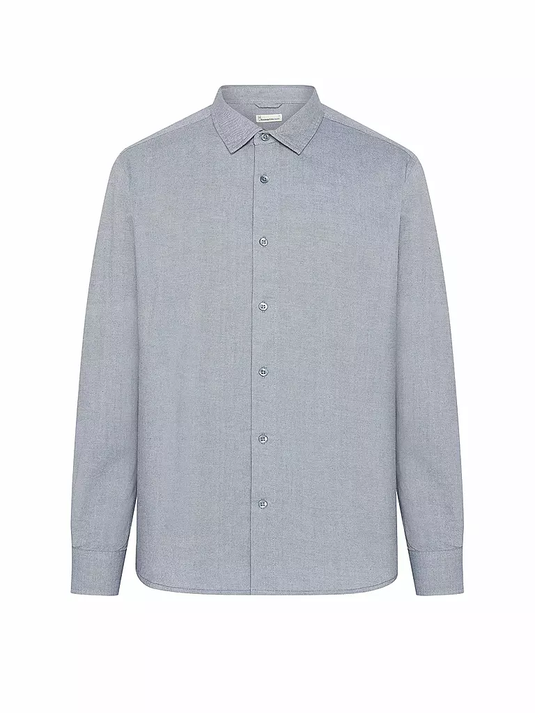 KNOWLEDGE COTTON APPAREL | Camisa Regular Fit | Azul