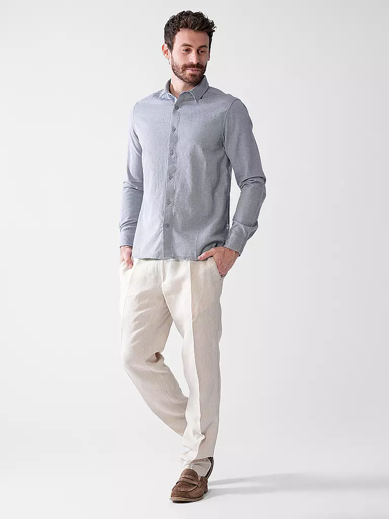 KNOWLEDGE COTTON APPAREL | Camisa Regular Fit | Azul