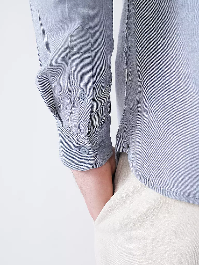 KNOWLEDGE COTTON APPAREL | Camisa Regular Fit | Azul
