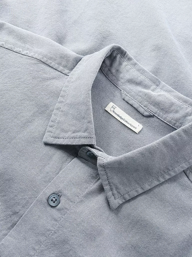 KNOWLEDGE COTTON APPAREL | Camisa Regular Fit | Azul