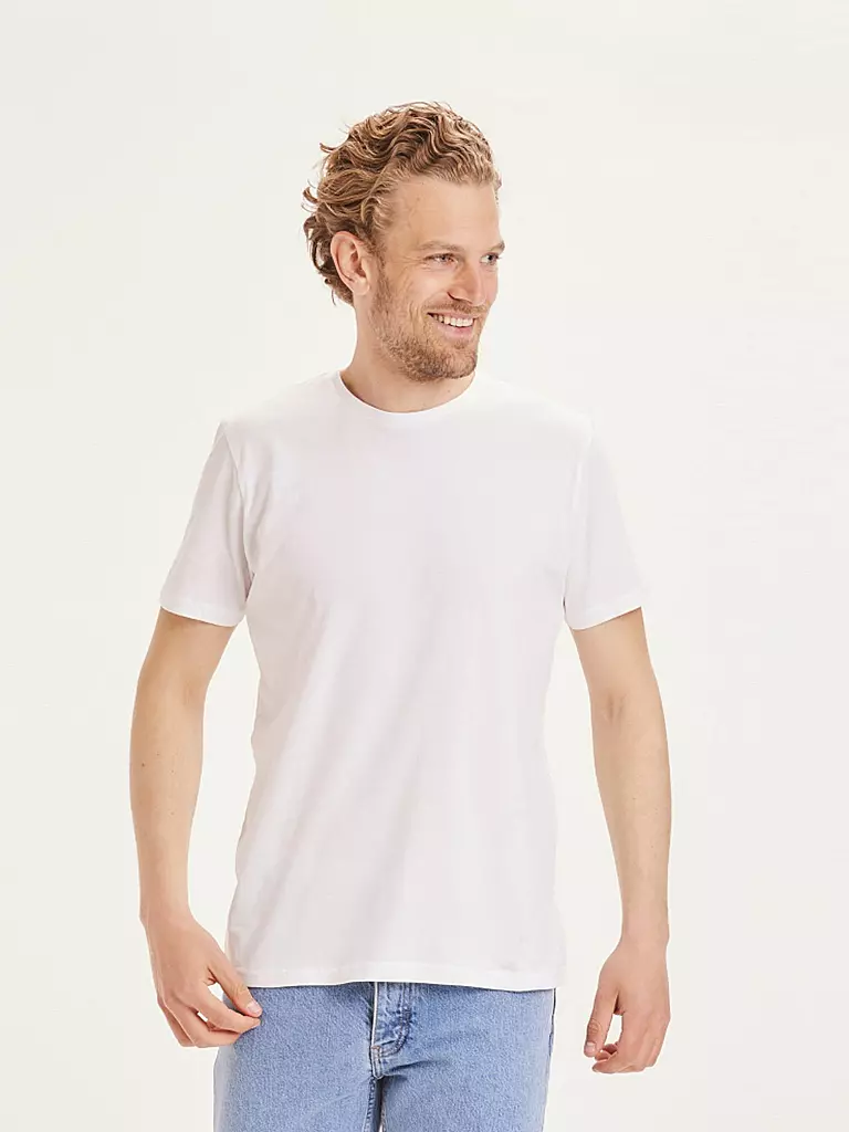 KNOWLEDGE COTTON APPAREL | Camiseta ALDER | Blanco
