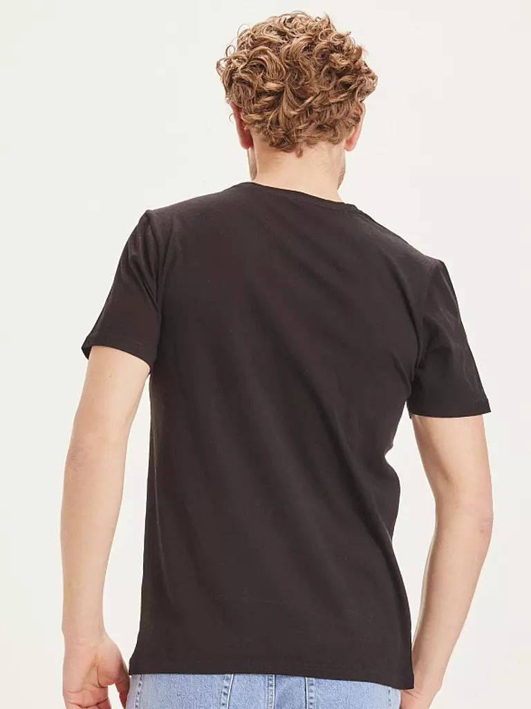 KNOWLEDGE COTTON APPAREL | Camiseta ALDER | Negro