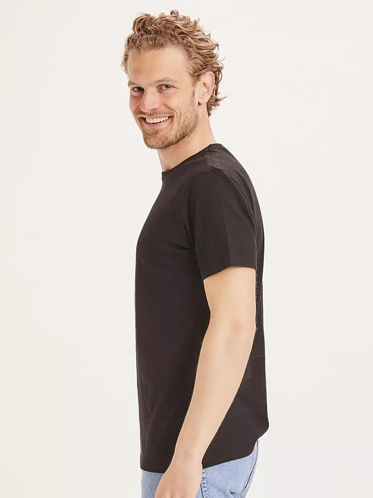 KNOWLEDGE COTTON APPAREL | Camiseta ALDER | Negro