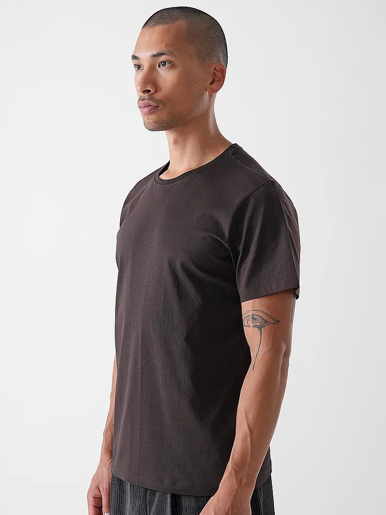 KNOWLEDGE COTTON APPAREL | Camiseta ALDER | Marrón