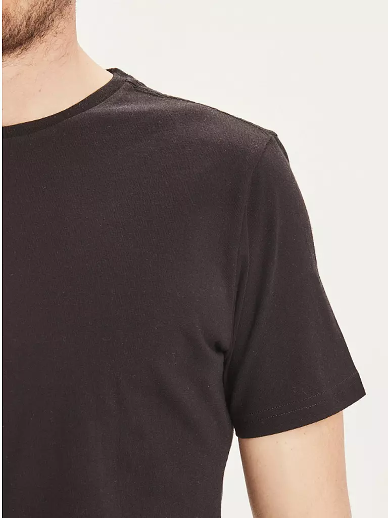 KNOWLEDGE COTTON APPAREL | Camiseta ALDER | Negro
