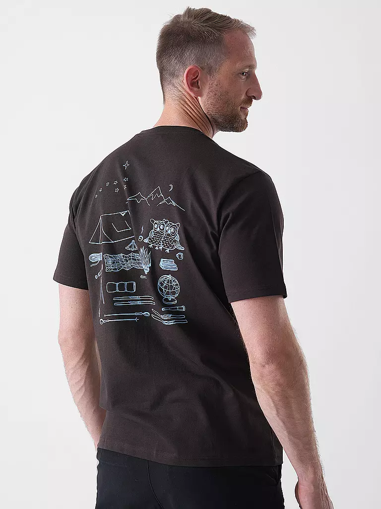 KNOWLEDGE COTTON APPAREL | Camiseta BACKPRINT CAMP LIFE | 